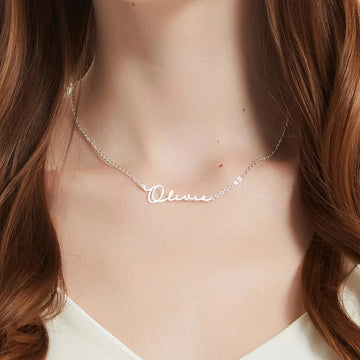 Silver Name Necklace