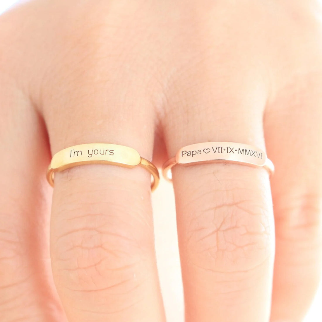 Dainty Bar Ring