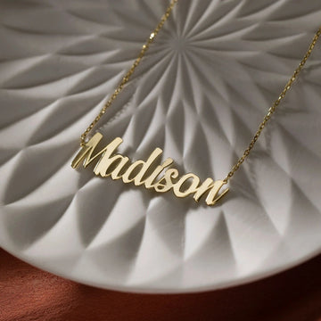 Personalized Cursive Name Pendant