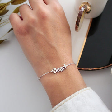 Silver Name Bracelet