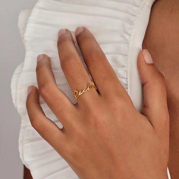 Custom Name Ring