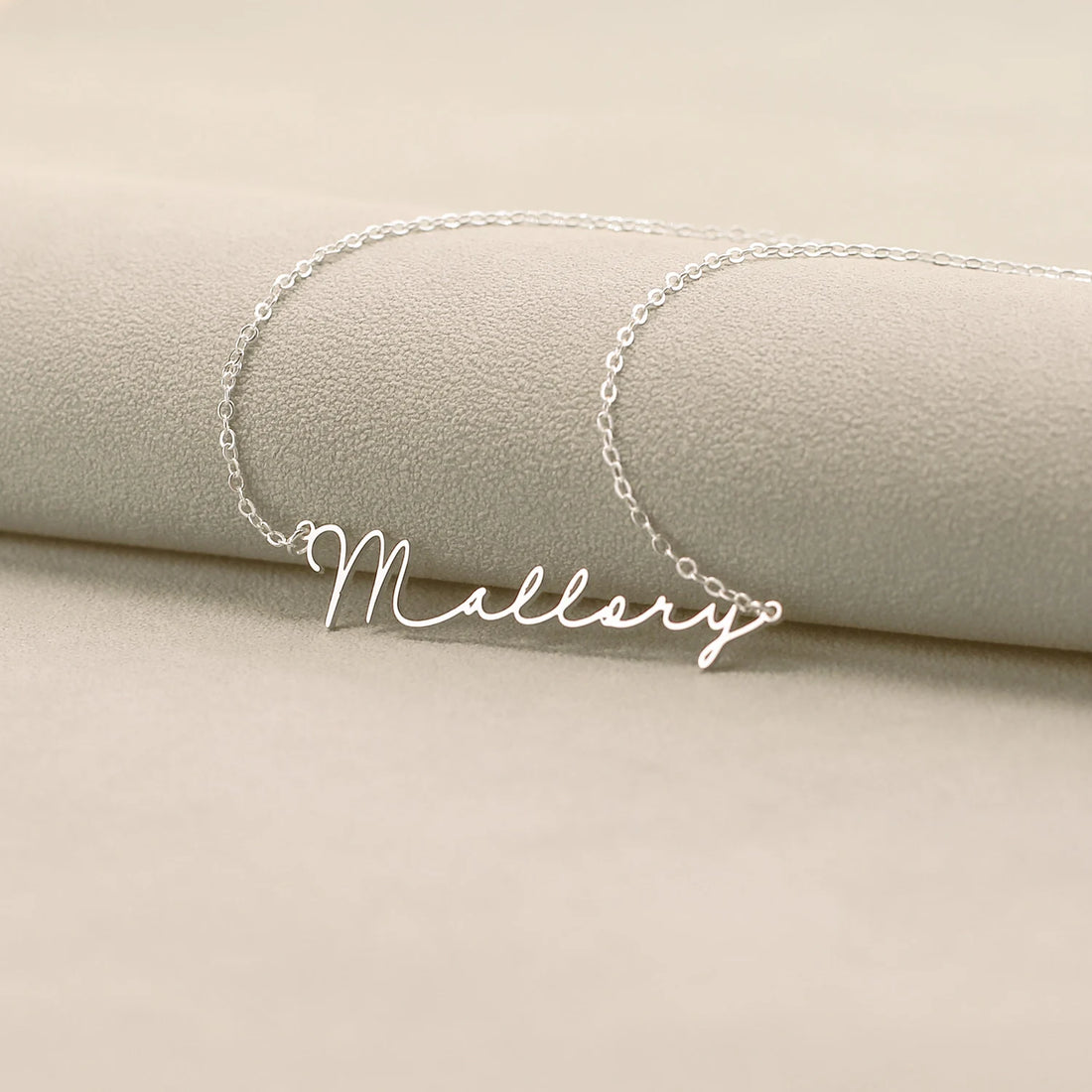 Silver Name Necklace