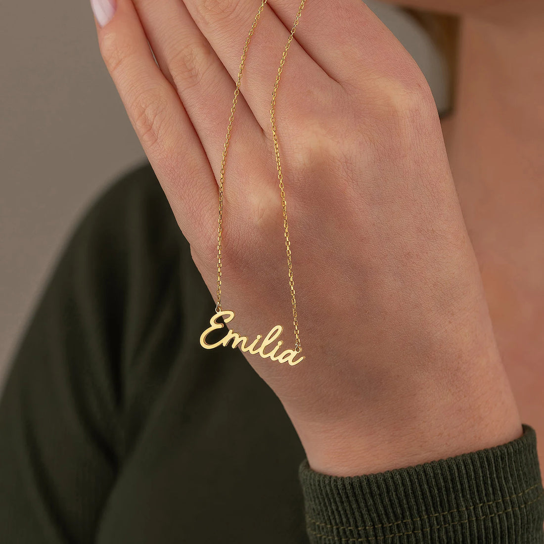 Gold Name Necklace
