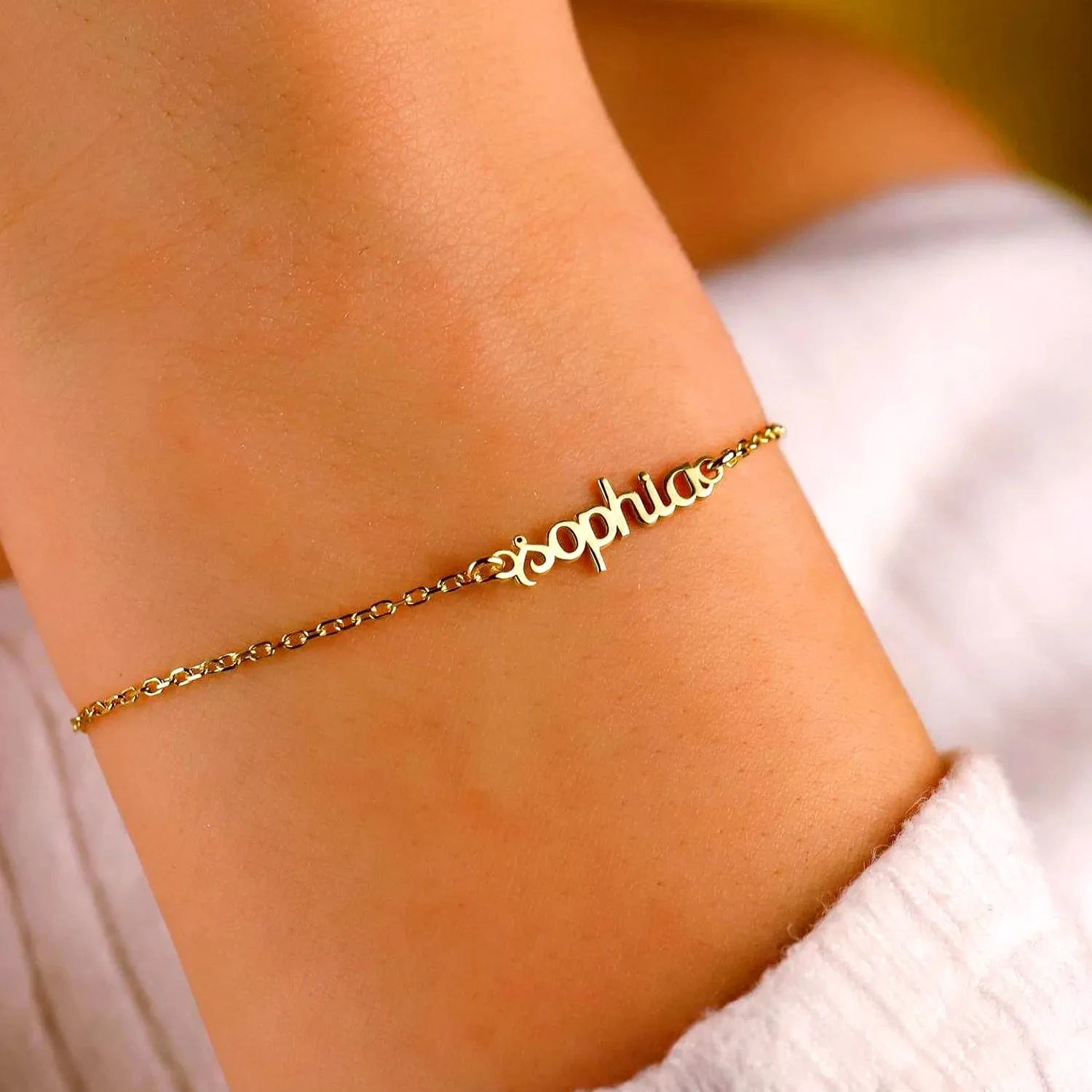 Minimalist Letter Bracelet