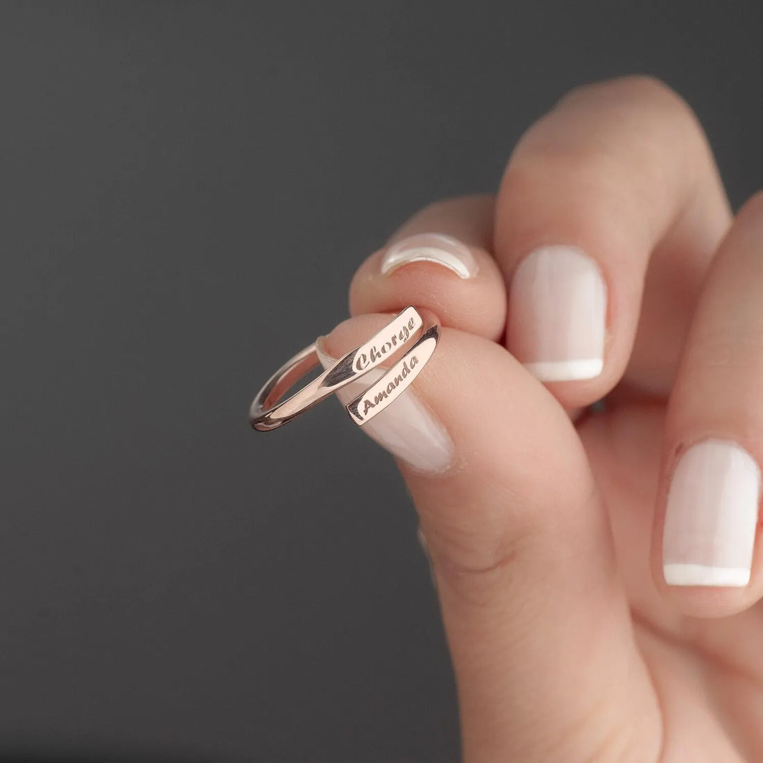 Couple Name Ring
