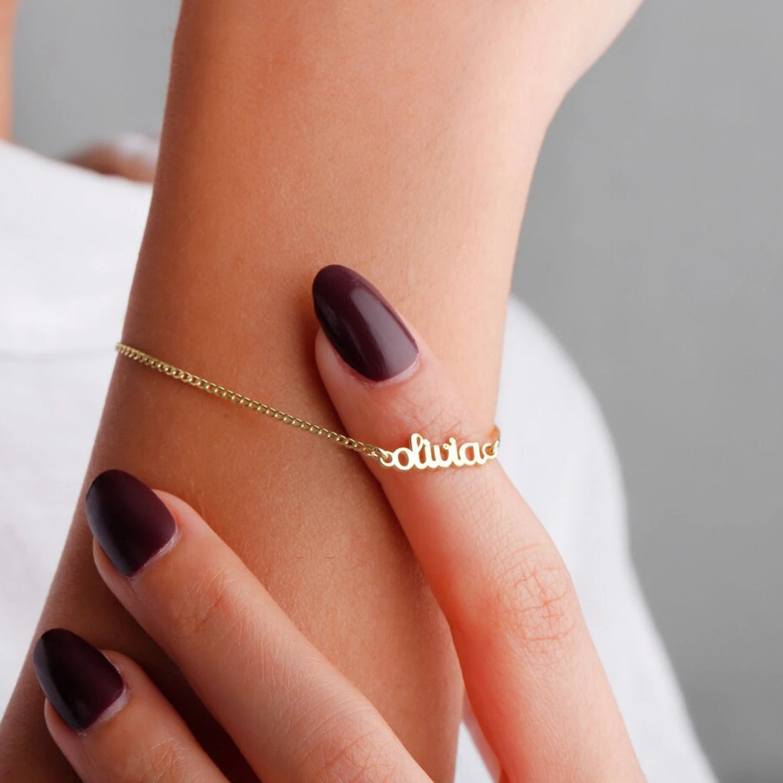 Layering Name Bracelet