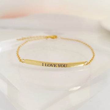 Personalised Bar Bracelet