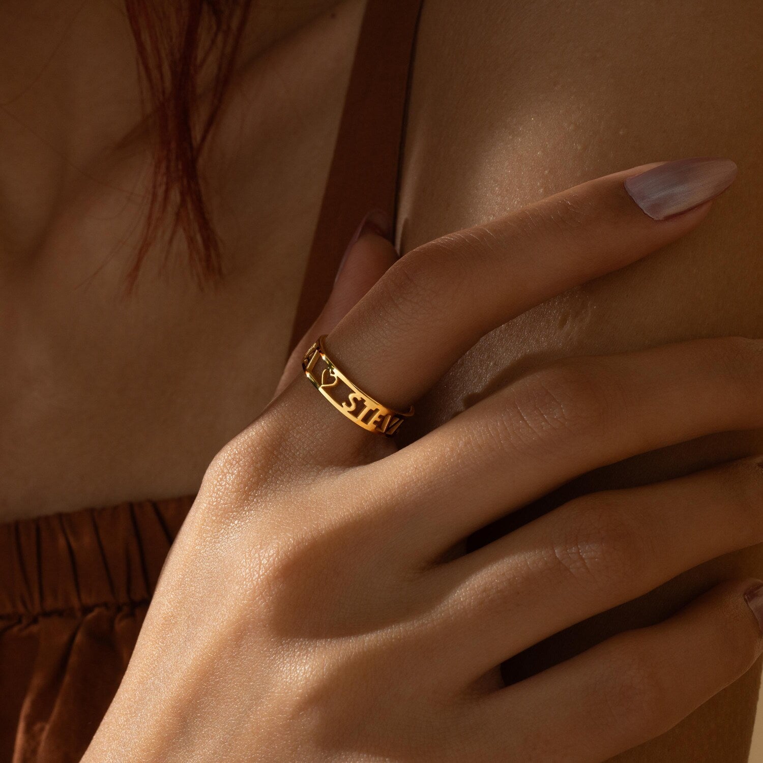 Personalized Band Ring