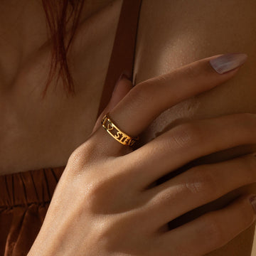 Personalized Band Ring