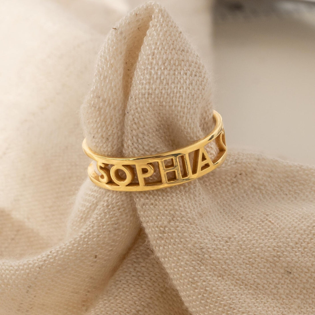 Personalized Band Ring