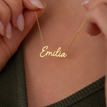 Gold Name Necklace