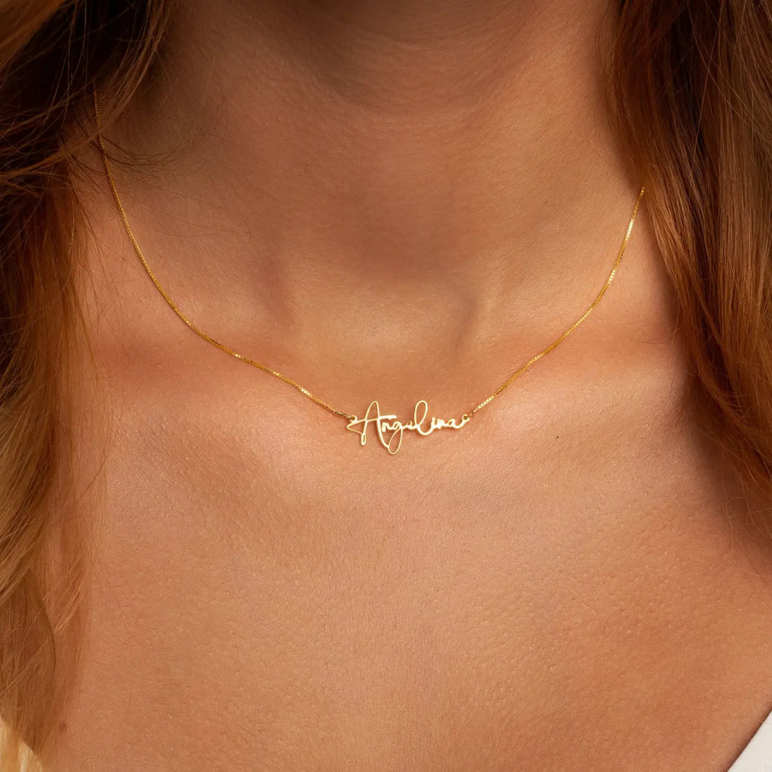 Personalized Gold Necklace