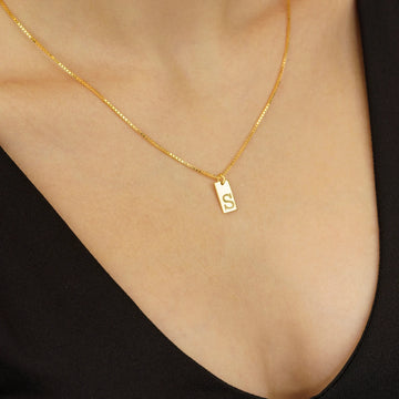 Minimalist Letter Necklace