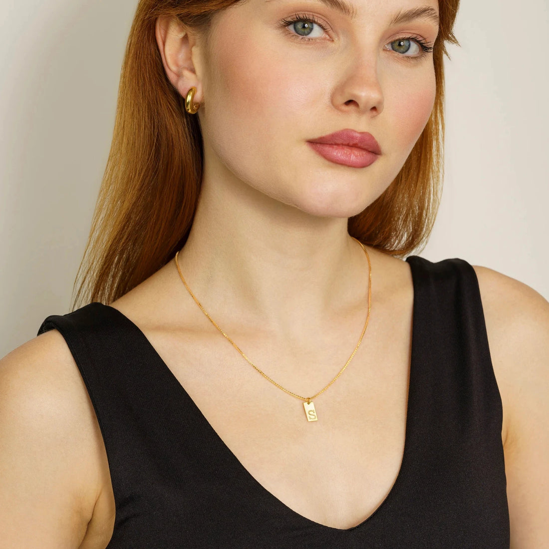 Minimalist Letter Necklace