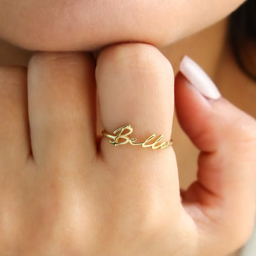 Stacking Name Ring