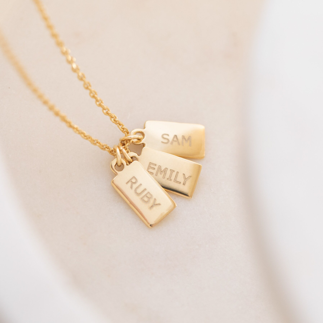 Personalized Tag Name Necklace