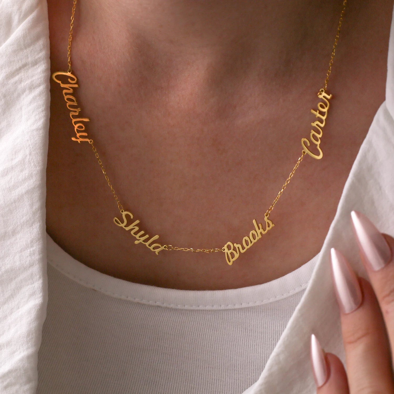 Multi Name Family Necklace